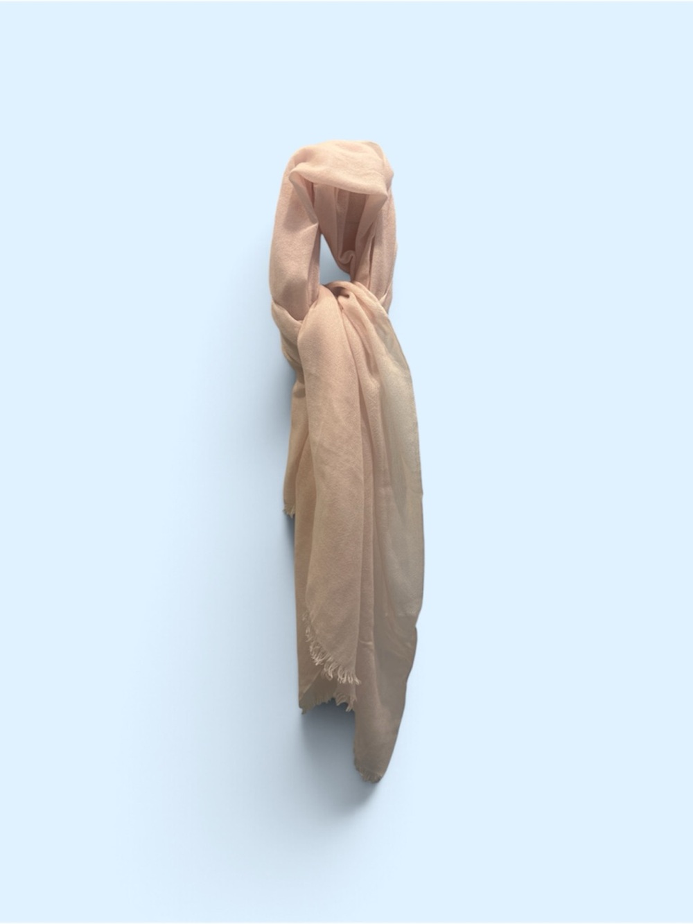 Club Monaco senella solid scarf foulards pale pink/rose pale wool/cashmere